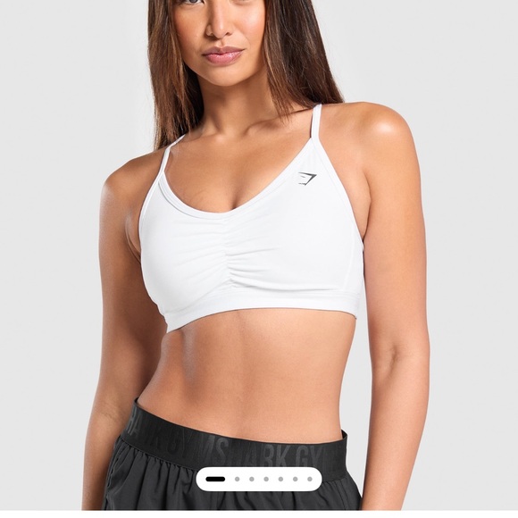 Gymshark Ruched Sports Bra 
Size M - Picture 1 of 3